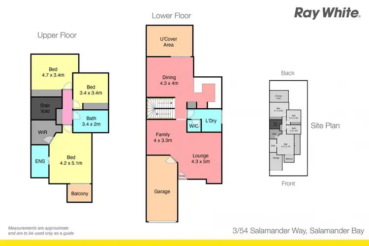 Floorplan of Homely townhouse listing, 3/54 Salamander Way, Salamander Bay NSW 2317