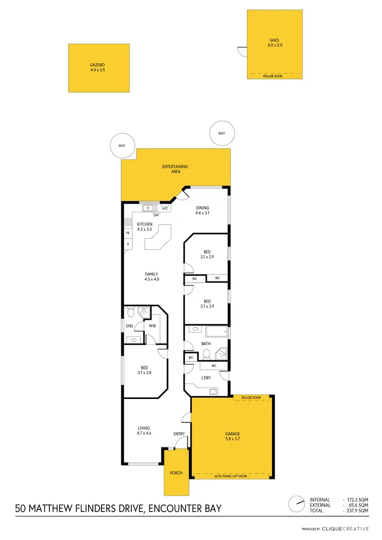 Floorplan of Homely house listing, 50 Matthew Flinders Drive, Encounter Bay SA 5211
