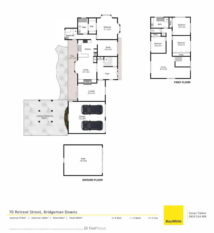 Floorplan of Homely house listing, 70 Retreat Street, Bridgeman Downs QLD 4035