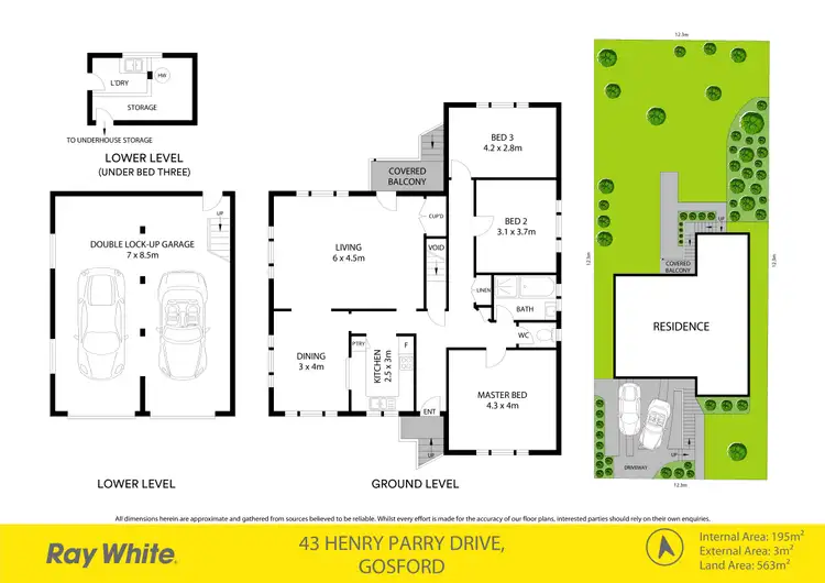 Floorplan of Homely house listing, 43 Henry Parry Drive, East Gosford NSW 2250