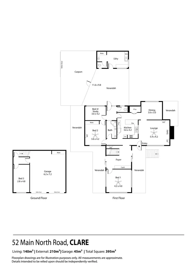 Floorplan of Homely house listing, 52a Main North Road, Clare SA 5453