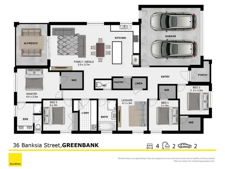 Floorplan of Homely house listing, 36 Banksia Street, Greenbank QLD 4124