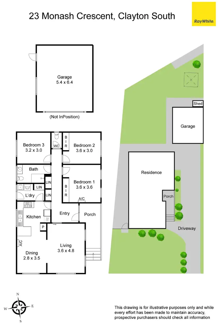 Floorplan of Homely house listing, 23 Monash Crescent, Clayton South VIC 3169