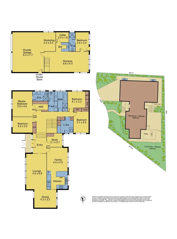 Floorplan of Homely house listing, 4 Levendale Court, Vermont VIC 3133