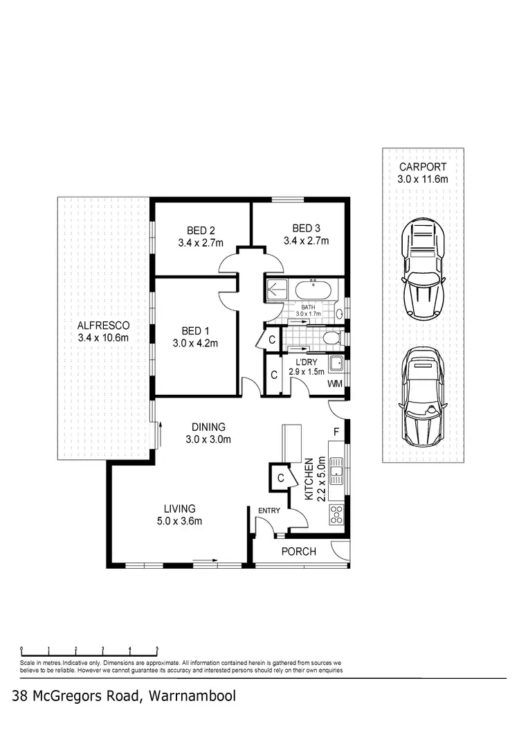 Floorplan of Homely house listing, 38 McGregors Road, Warrnambool VIC 3280