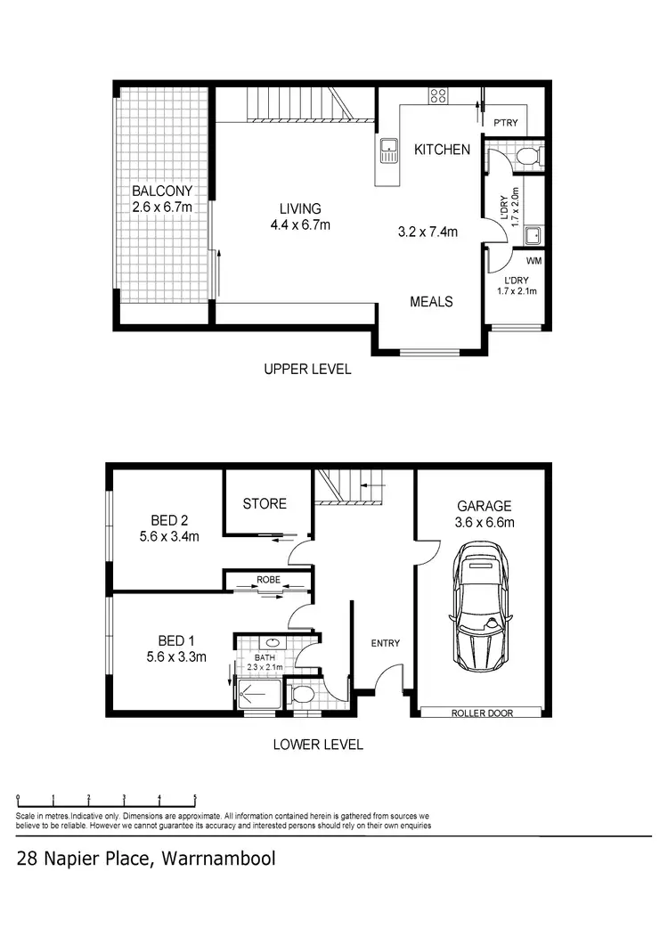 Floorplan of Homely house listing, 28 Napier Place, Warrnambool VIC 3280