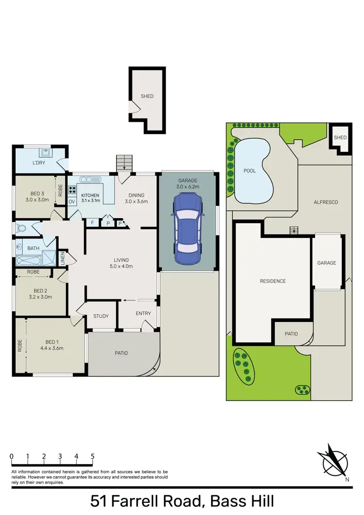Floorplan of Homely house listing, 51 Farrell Road, Bass Hill NSW 2197