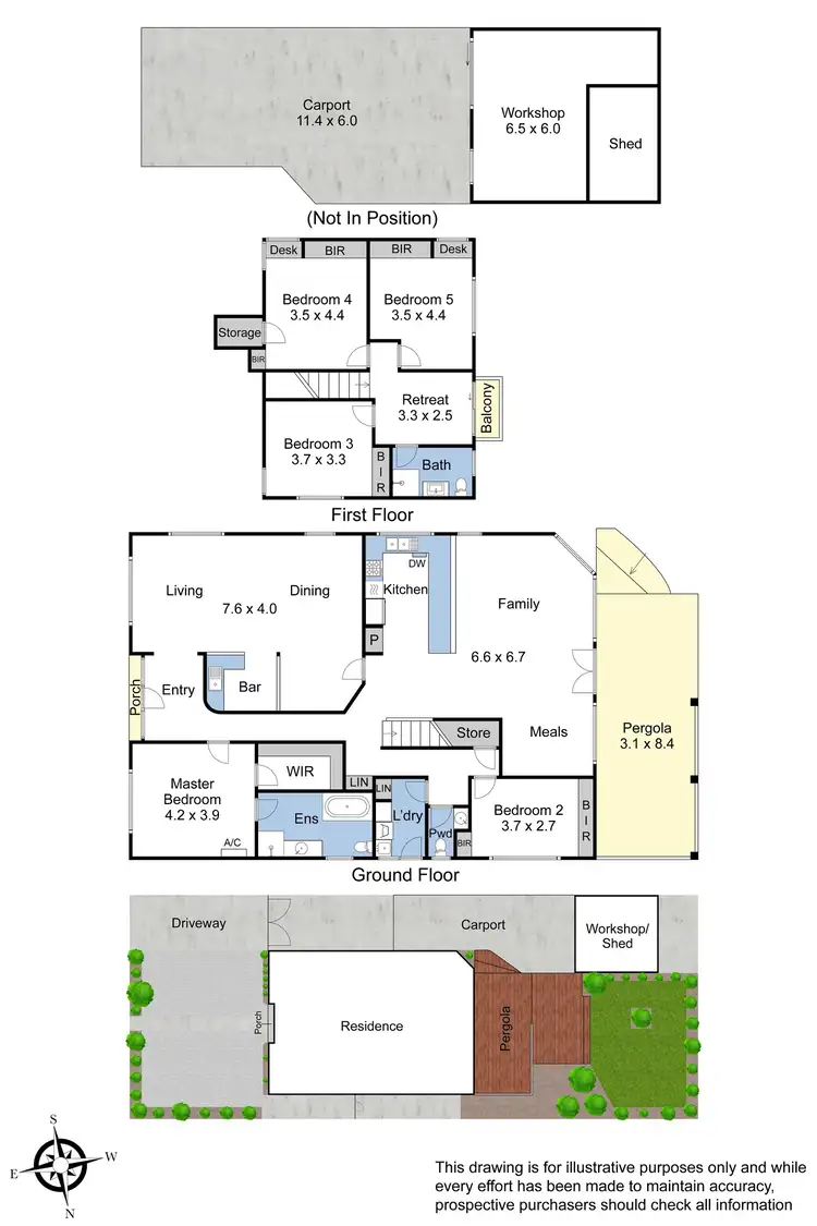 Floorplan of Homely house listing, 39 Camelot Drive, Glen Waverley VIC 3150