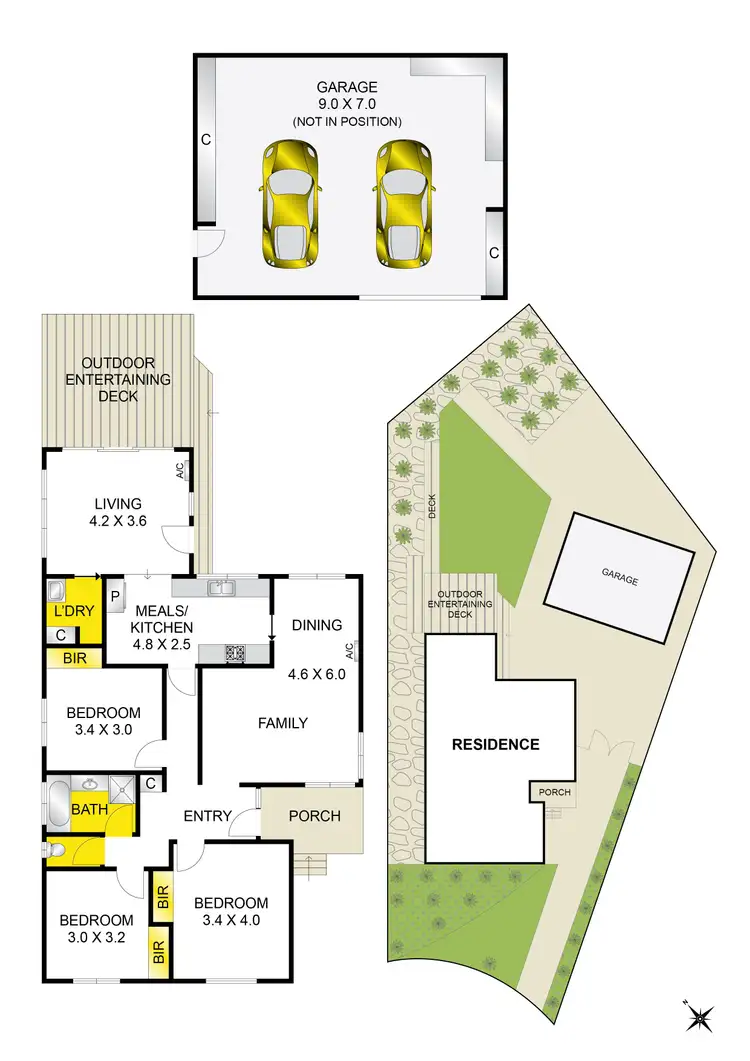 Floorplan of Homely house listing, 10 Eldridge Place, Belmont VIC 3216