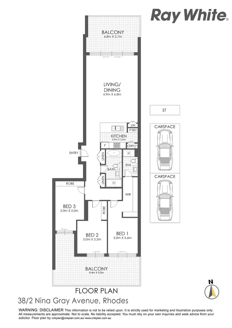 Floorplan of Homely apartment listing, 38/2 Nina Gray Avenue, Rhodes NSW 2138