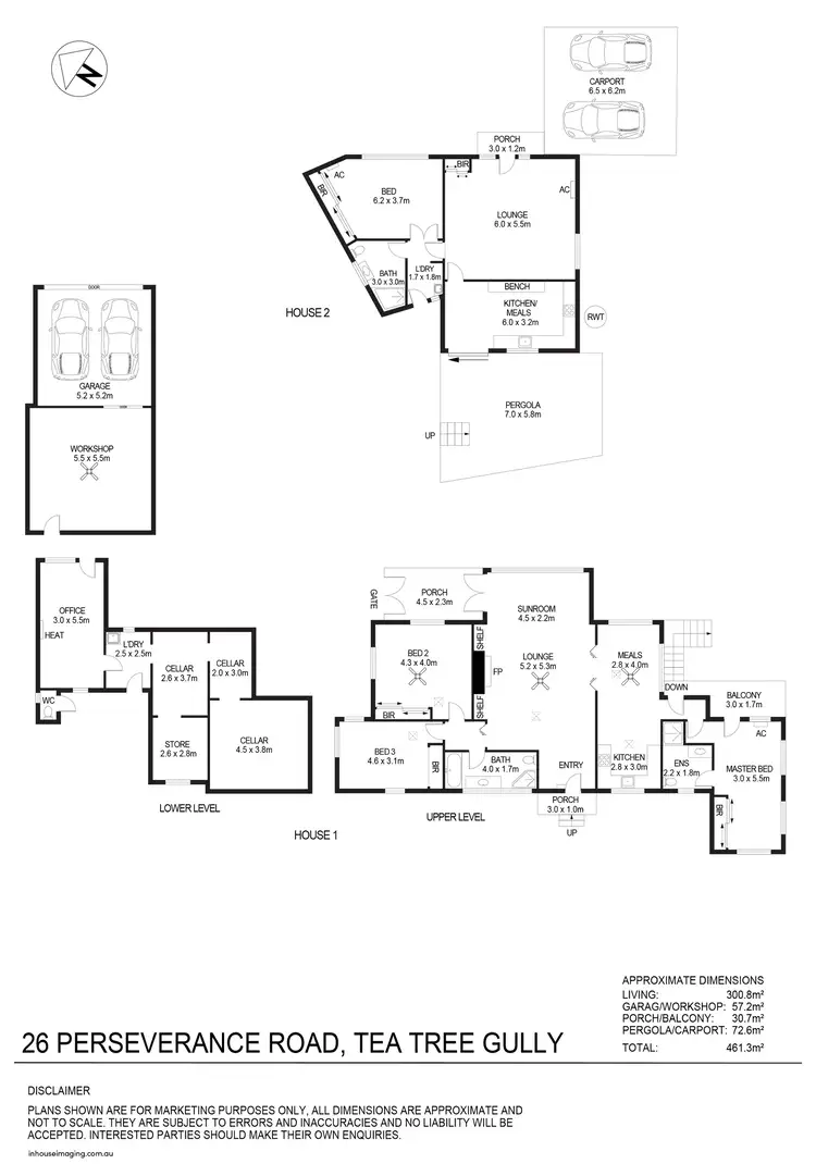 Floorplan of Homely house listing, 26 Perseverance Road, Tea Tree Gully SA 5091