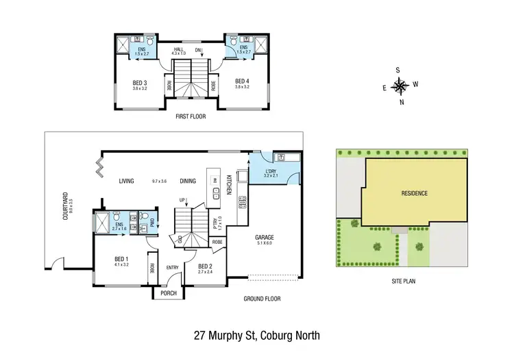 Floorplan of Homely house listing, 27 Murphy Street, Coburg North VIC 3058