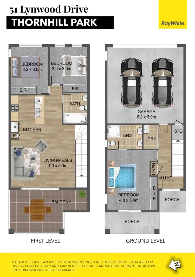 Floorplan of Homely house listing, 51 Lynwood Drive, Thornhill Park VIC 3335