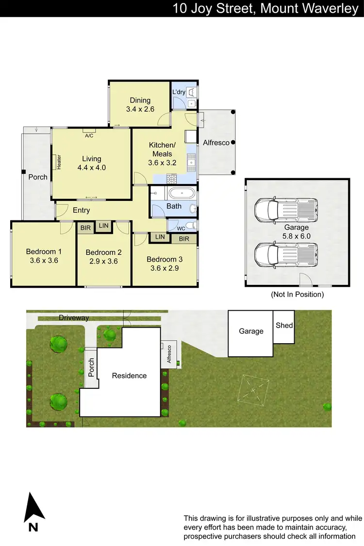 Floorplan of Homely house listing, 10 Joy Street, Mount Waverley VIC 3149