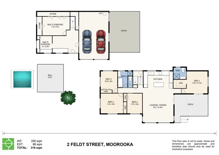 Floorplan of Homely house listing, 2 Feldt Street, Moorooka QLD 4105