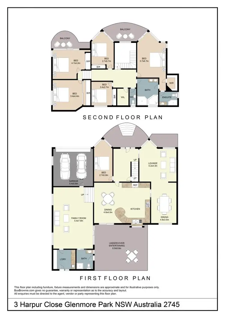 Floorplan of Homely house listing, 3 Harpur Close, Glenmore Park NSW 2745