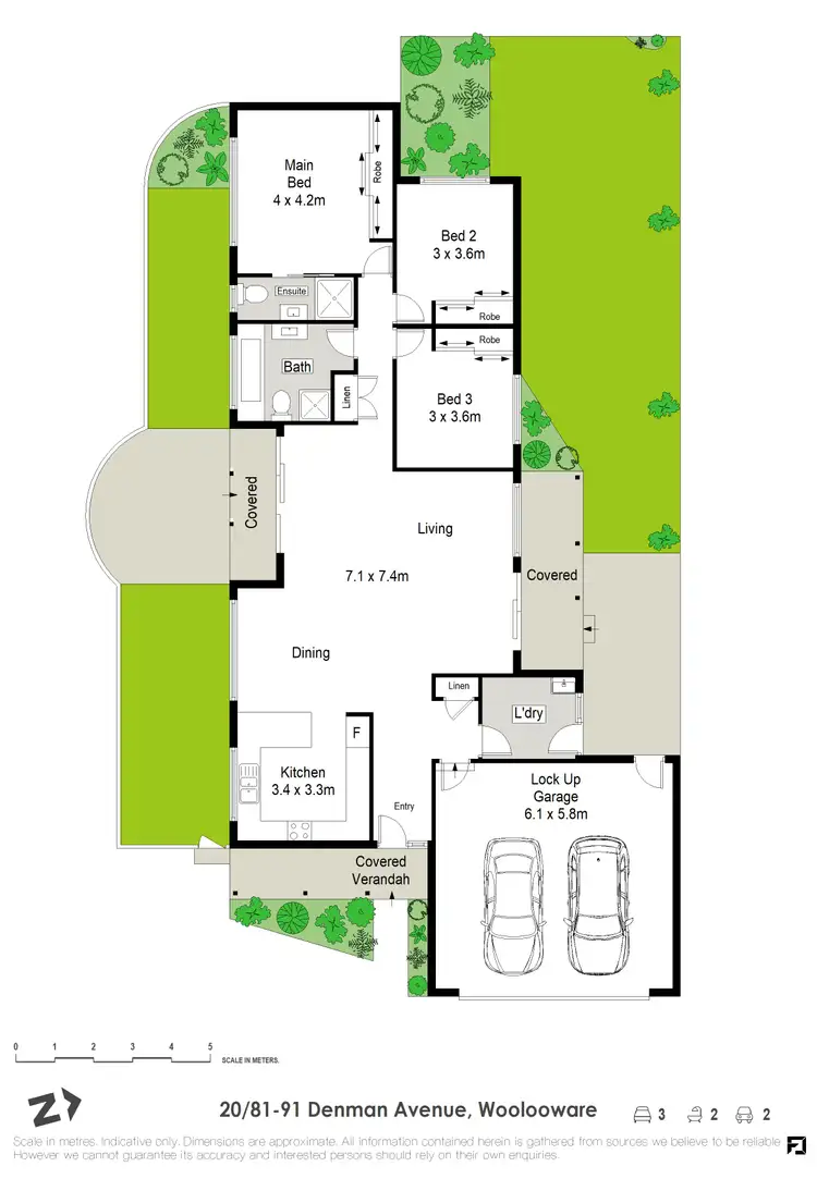 Floorplan of Homely villa listing, 20/81-91 Denman Avenue, Woolooware NSW 2230