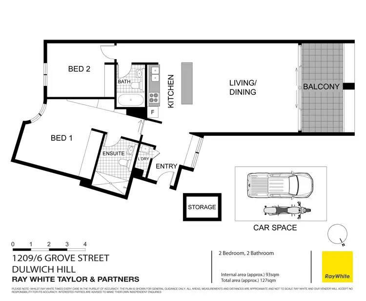 Floorplan of Homely apartment listing, 1209/6 Grove Street, Dulwich Hill NSW 2203