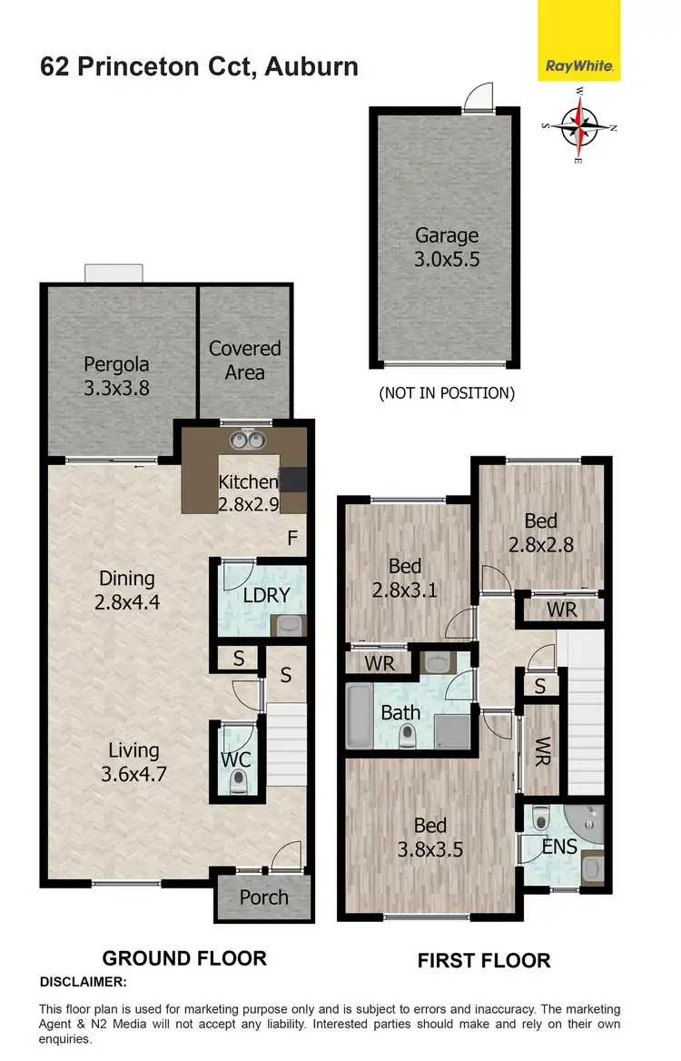 Floorplan of Homely house listing, 62 Princeton Circuit, Auburn NSW 2144