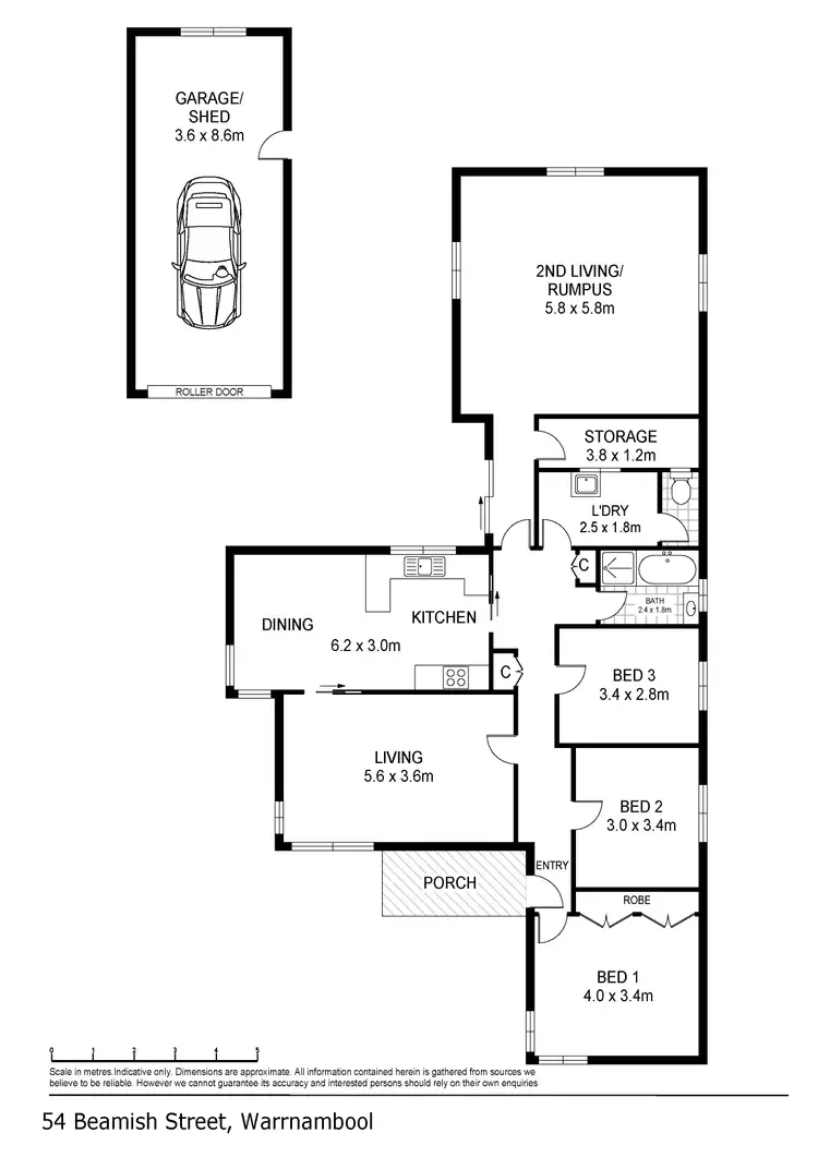 Floorplan of Homely house listing, 54 Beamish Street, Warrnambool VIC 3280