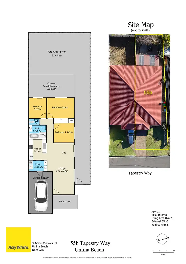 Floorplan of Homely villa listing, 2/55 Tapestry Way, Umina Beach NSW 2257