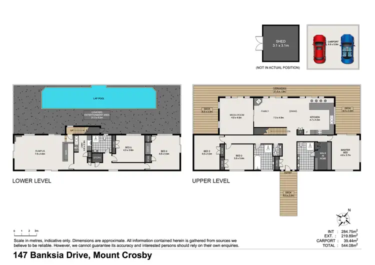 Floorplan of Homely rural property listing, 147 Banksia Drive, Mount Crosby QLD 4306