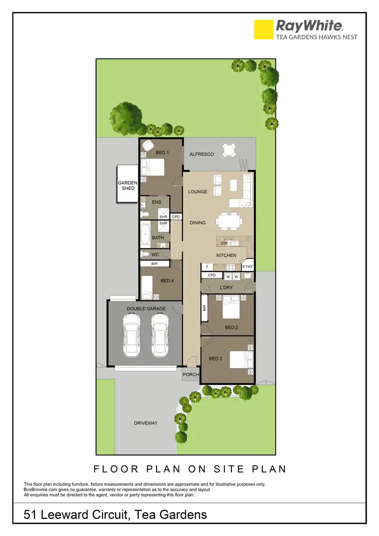 Floorplan of Homely house listing, 51 Leeward Circuit, Tea Gardens NSW 2324