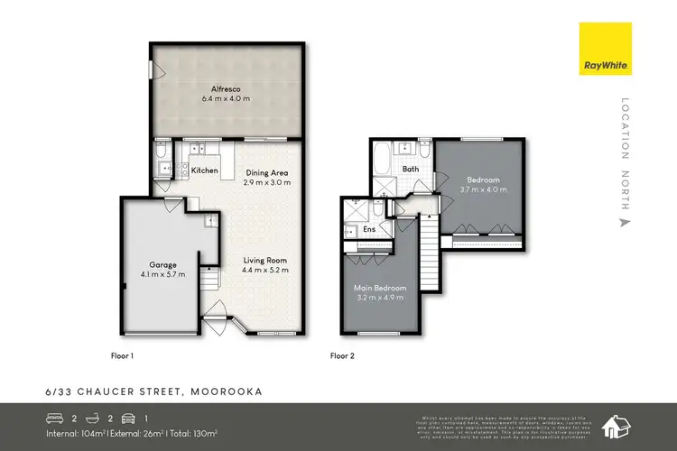 Floorplan of Homely townhouse listing, 6/33 Chaucer Street, Moorooka QLD 4105