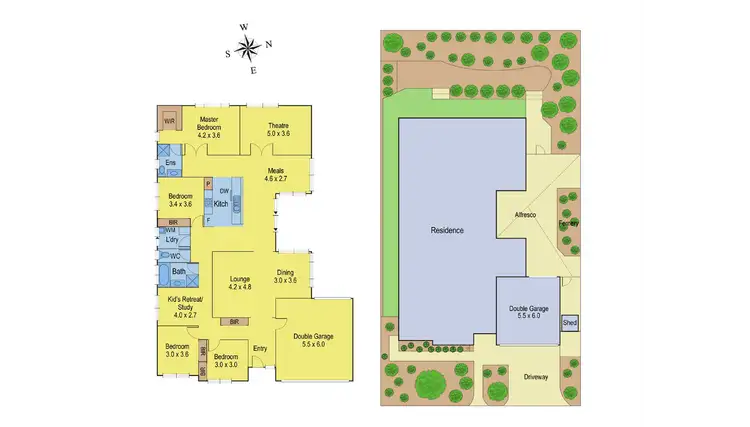 Floorplan of Homely house listing, 18 Peppertree Rise, Waurn Ponds VIC 3216