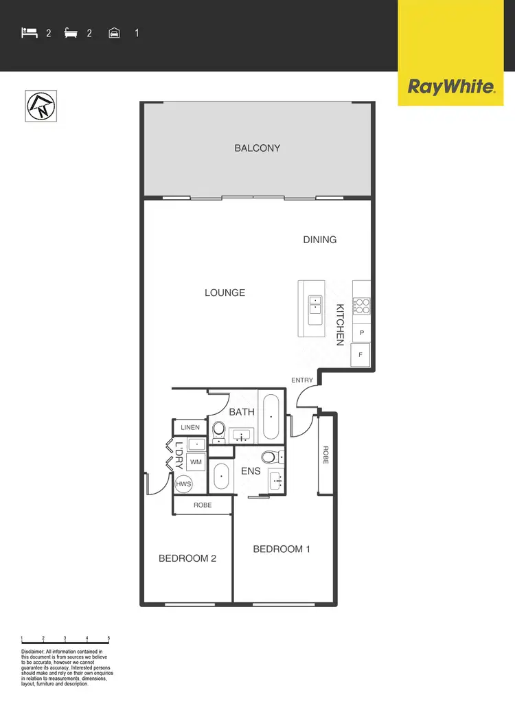 Floorplan of Homely apartment listing, 33/20 Beissel Street, Belconnen ACT 2617