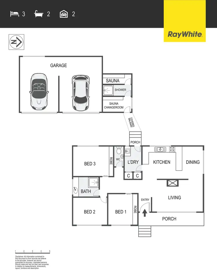 Floorplan of Homely house listing, 23 Elizabeth Crescent, Macquarie ACT 2614