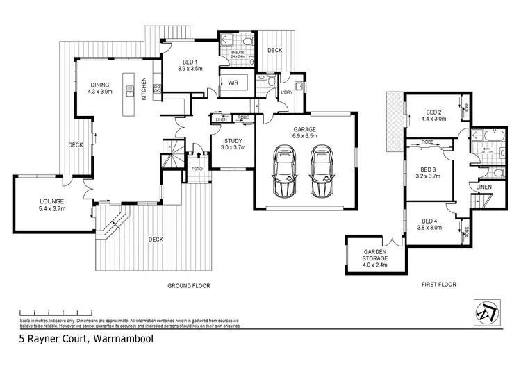 Floorplan of Homely house listing, 5 Rayner Court, Warrnambool VIC 3280