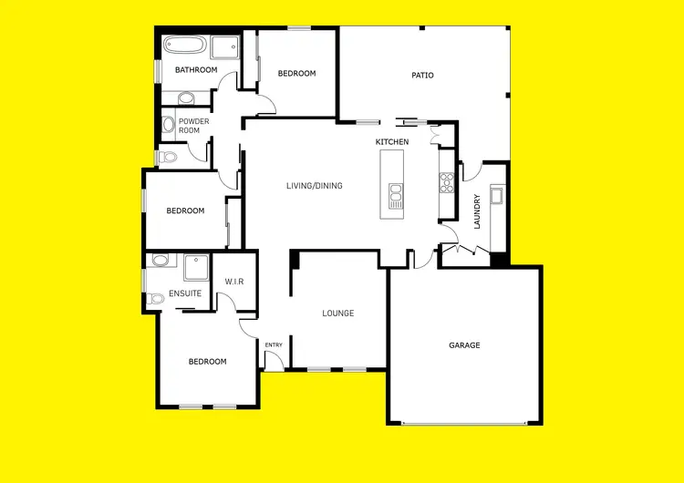 Floorplan of Homely house listing, 28 Flynn Drive, Mildura VIC 3500