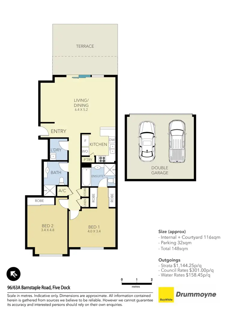 Floorplan of Homely unit listing, 96/63A Barnstaple Road, Five Dock NSW 2046