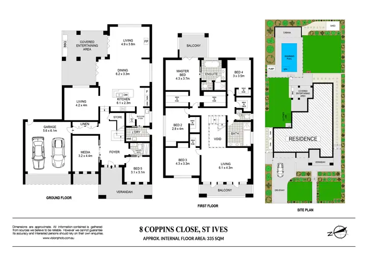 Floorplan of Homely house listing, 8 Coppins Close, St Ives NSW 2075