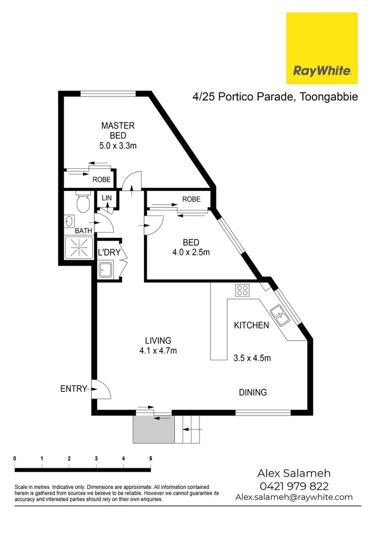 Floorplan of Homely unit listing, 4/25 Portico Parade, Toongabbie NSW 2146