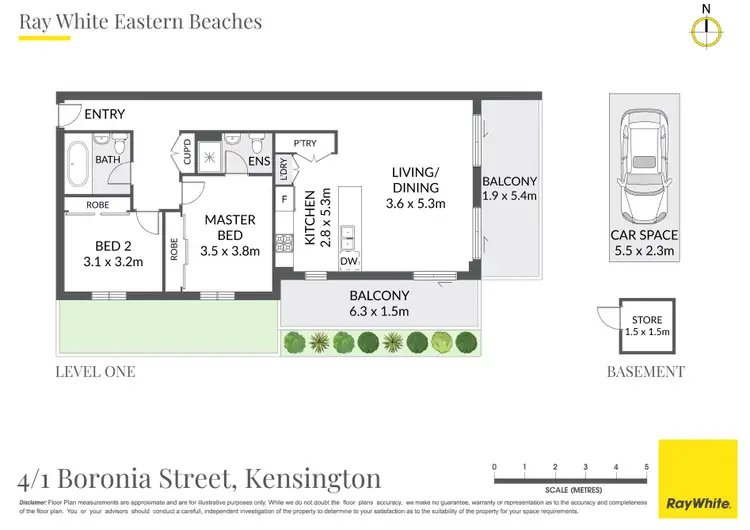Floorplan of Homely apartment listing, 4/1 Boronia Street, Kensington NSW 2033