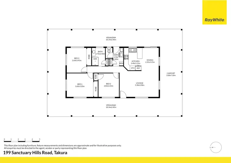 Floorplan of Homely house listing, 199 Sanctuary Hills Road, Takura QLD 4655