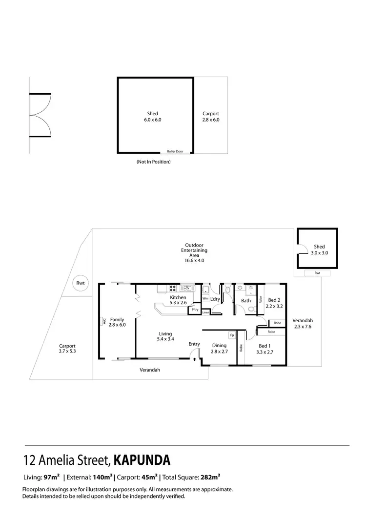 Floorplan of Homely house listing, 12 Amelia Street, Kapunda SA 5373