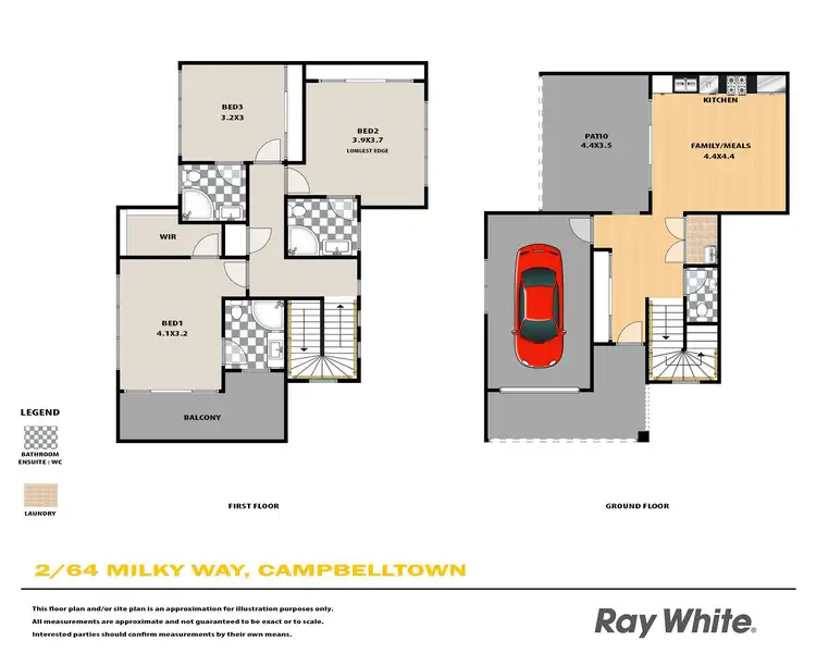 Floorplan of Homely house listing, 2/64 Milky Way, Campbelltown NSW 2560