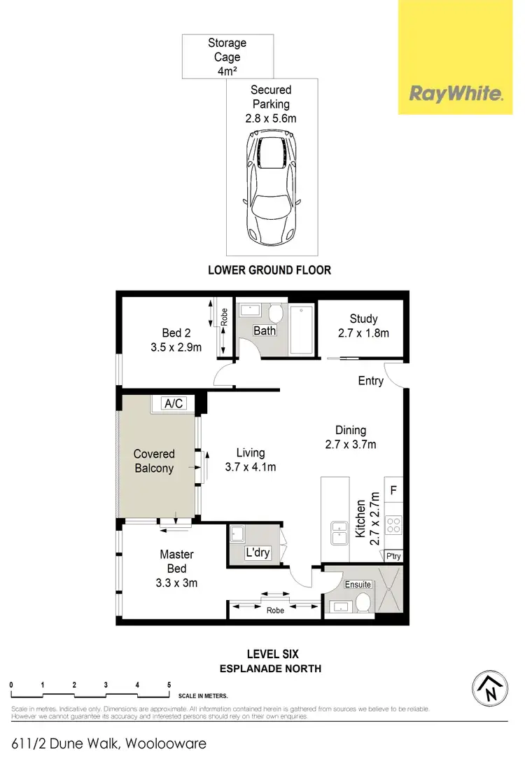 Floorplan of Homely apartment listing, 611/2 Dune Walk, Woolooware NSW 2230
