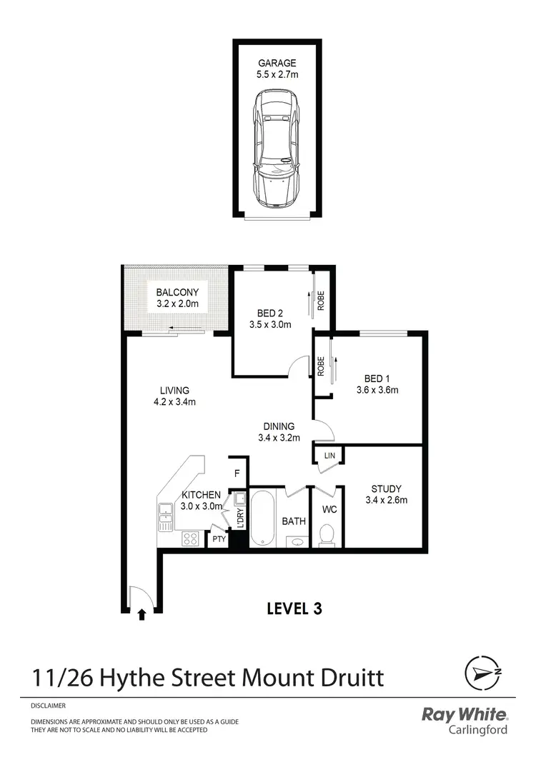 Floorplan of Homely unit listing, 11/26 Hythe Street, Mount Druitt NSW 2770