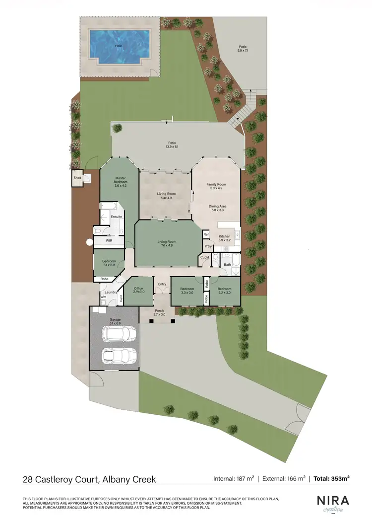 Floorplan of Homely house listing, 28 Castleroy Court, Albany Creek QLD 4035