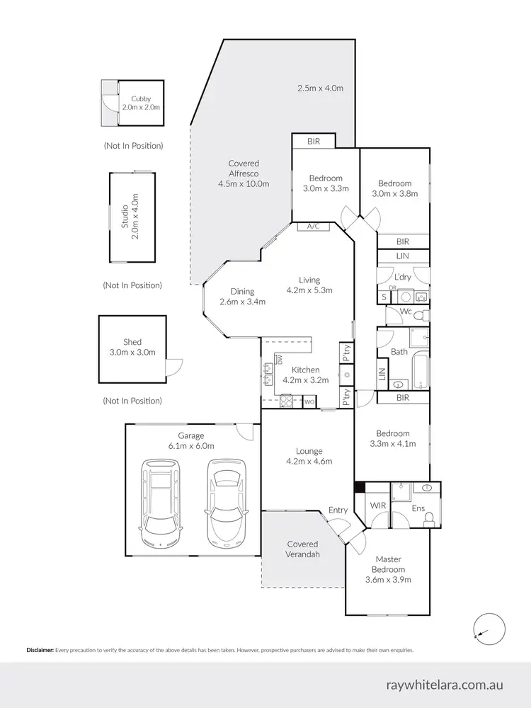 Floorplan of Homely house listing, 7 Melinda Court, Lara VIC 3212