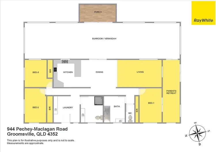 Floorplan of Homely rural property listing, 944 Pechey-Maclagan Road, Groomsville QLD 4352