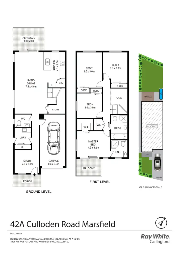 Floorplan of Homely semi-detached listing, 42a Culloden Road, Marsfield NSW 2122