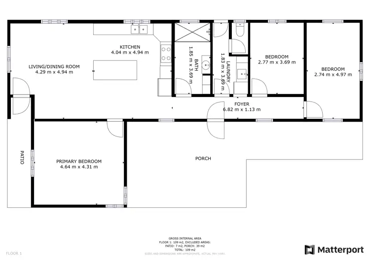 Floorplan of Homely house listing, 13 Fe Walker Street, Bundaberg South QLD 4670