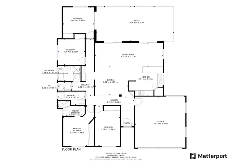 Floorplan of Homely house listing, 8 Tree Close, Thabeban QLD 4670