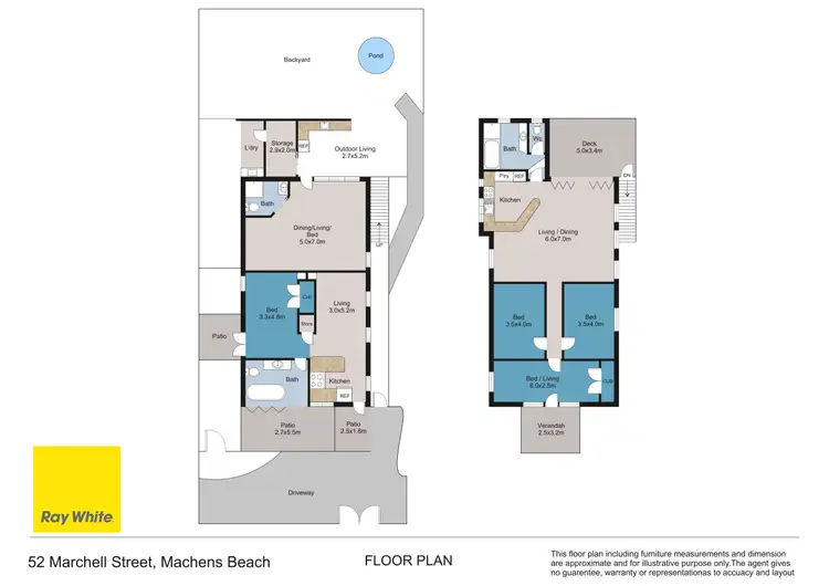 Floorplan of Homely house listing, 52 Marshall Street, Machans Beach QLD 4878