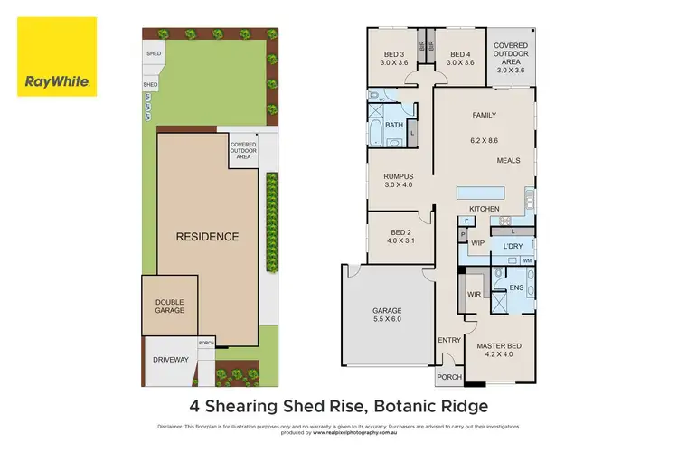 Floorplan of Homely house listing, 4 Shearing Shed Rise, Botanic Ridge VIC 3977